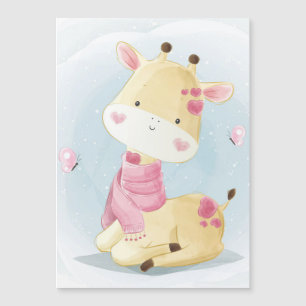 Bebê Girafa Amante de Girafa Com Amor
