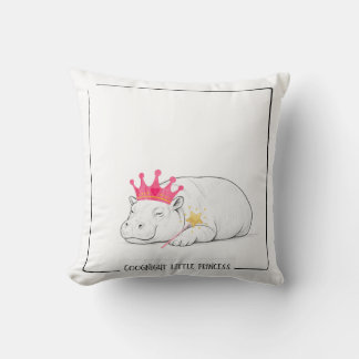 Bebê Hipopótamo Pigmeu Princesa Almofada de Arreme
