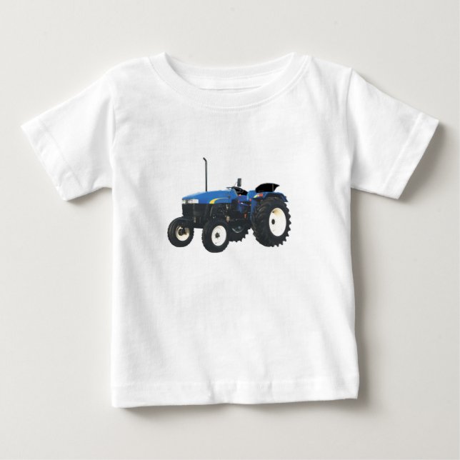 Bebê Imagem de trator para camiseta (Frente)