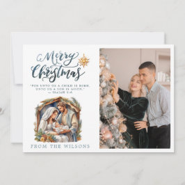 Bebê Jesus no Cartão de Férias da Natividade da Ge