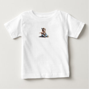 Bebê Lorde Krishna - Camiseta design para bebês e crian