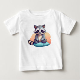 Bebê Mapache Fofo – Camisetas de Desenho Adoráveis