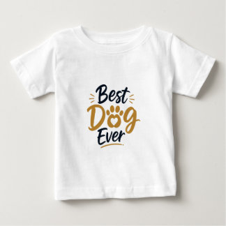 Bebê Melhor Cachorro de Todos Camiseta Engraçada para A