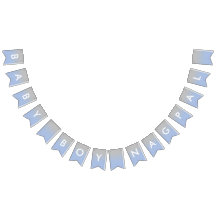 Bebé Nagpal bandeira azul e de prata de Ombre