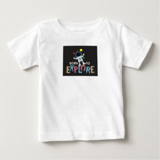 Bebê Nascido para Explorar I Camiseta de Aventura do