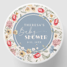 Bebê no Bloom Floral Vintage Boy Chá de fraldas