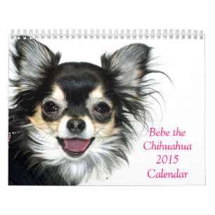 Bebe o calendário da chihuahua 2015
