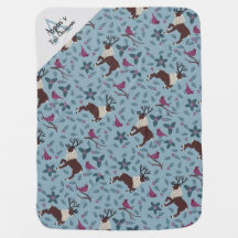 O primeiro cobertor de Natal do Bebê Personalizado