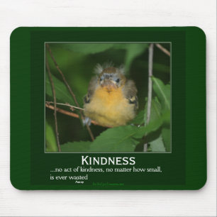 Bebê Oriole Mousepad inspirador da bondade