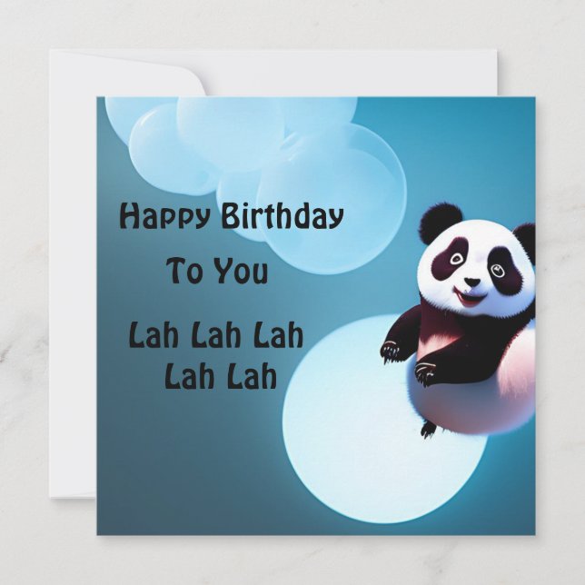 Bebê Panda Bubbles, (Frente)