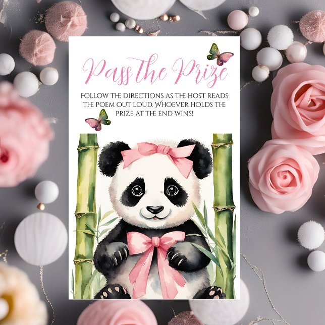 Bebê Panda Rapariga Chá de fraldas Passa o Prêmio (Criador carregado)