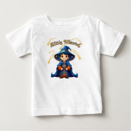 Bebê Pequeno Feiticeiro – Camiseta de Halloween para Cr