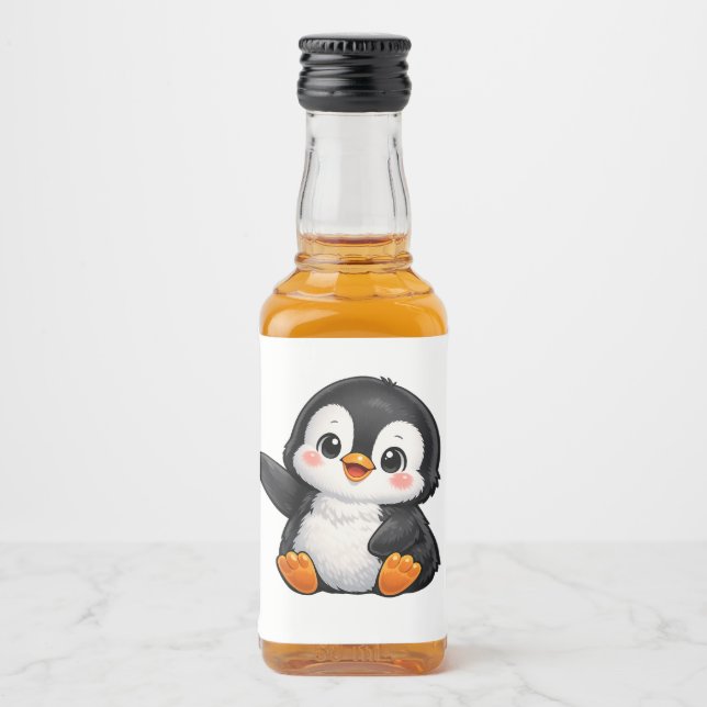 Bebê Pinguim Fofo Personagem de Desenho Animado Ac (Frente)