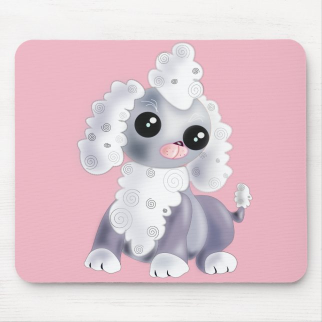 Bebê Puppy Pink Mouse Pad (Frente)