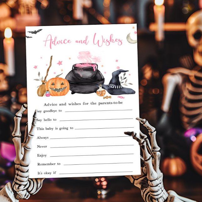 Bebê Rosa está criando conselhos e deseja o jogo (Baby is Brewing Baby Shower Advice and Wishes Game)