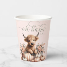 Bebê rosa-rosado Elegante de vaca da HIghland