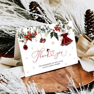 Bebê, seu Cartões de agradecimentos frio fora do C