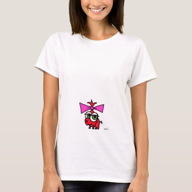 bebê smirk camisa (Frente)