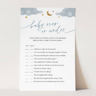 Bebê Sobre Ou Sob O Jogo De Chá de fraldas Da Estr