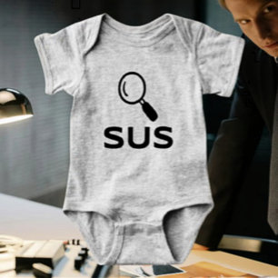 Bebê SUS Body Infantil – Para o Menor dos Suspeitos