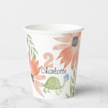 Bebê-Tartaruga-Cobra-d'água pintada à mão