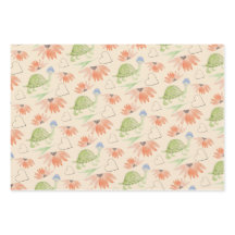 Bebê-Tartaruga-Cobra-d'água pintada à mão