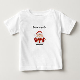 Bebê “Temporada de Sorrisos.” – Camiseta de Natal para