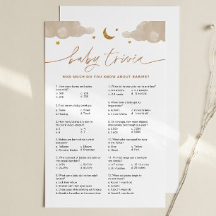 Bebê Trivia Jogo do Chá de fraldas Twinkle Pequena