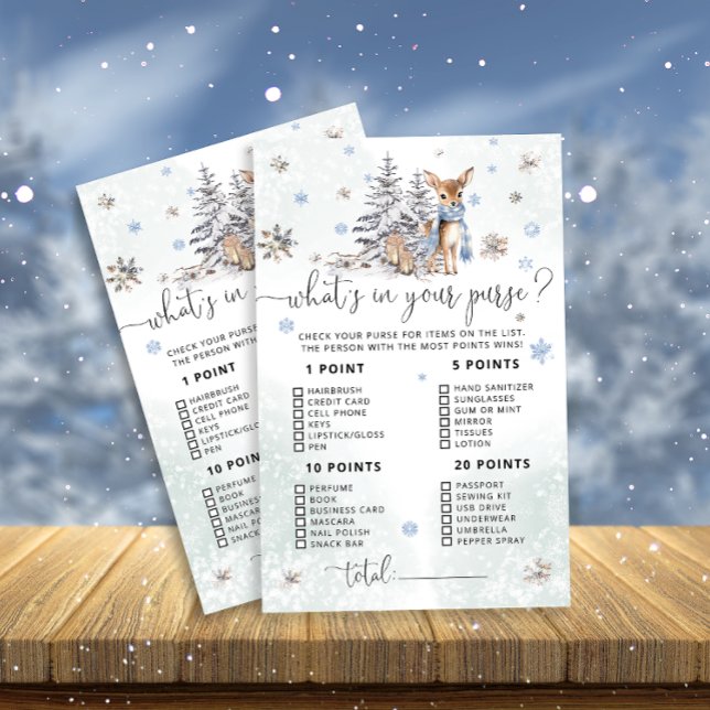 Bebê Veado O que há no seu jogo de Chá de fraldas (Criador carregado)