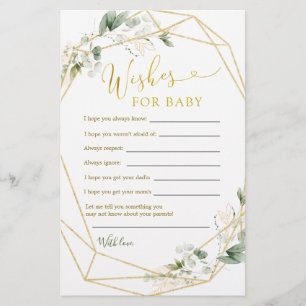 Bebê verde geométrico em Sangue Deseja Bebê