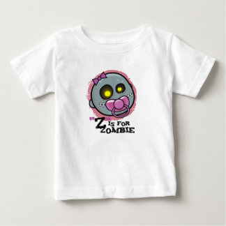 Bebê "Z" é para camiseta de Criança Zombie (Meninas)