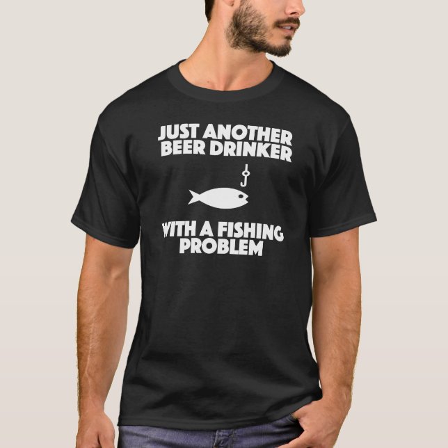 Bebedor de cerveja com uma camisa engraçada do (Frente)