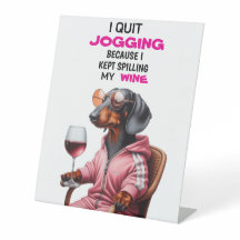 Bebedor de Vinho Dachshund