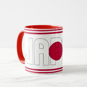 "Bebendo com o Japão" Caneca de Café Patriótica