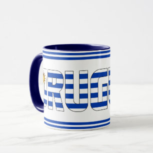 "Bebendo com o Uruguai" Caneca de Café Patriótica