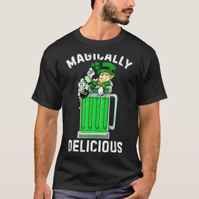 Bebendo de Dia de São Patrício de camisas magicame (Frente)