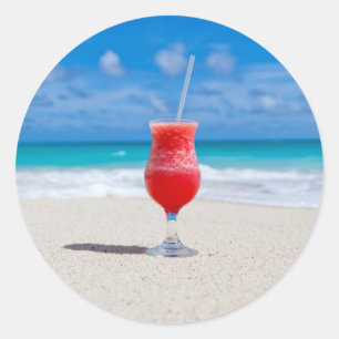 Beber em adesivos de praia