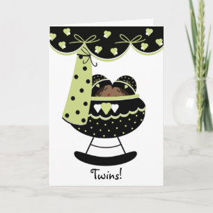 Bebês Adormecidos Novo Cartão Saudação Bebê