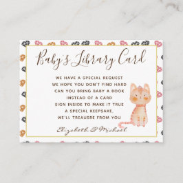Bebês Biblioteca Livro de Solicitações Cartão Prin