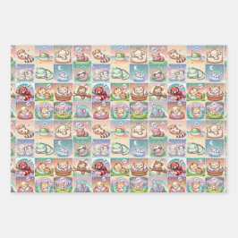 Bebês-Cachorros - Papel de enrolamento de Chás de