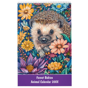 Bebês da Floresta – Calendário Animal 2026