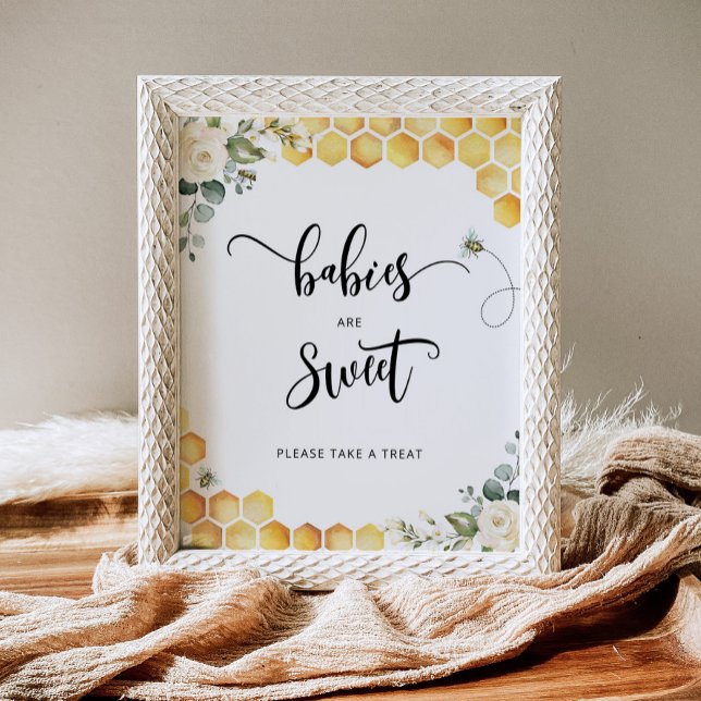 Bebês de aquarela são Poster doce (Criador carregado)