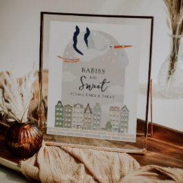 Bebês De Chá de fraldas De Stork Boho São Favores 