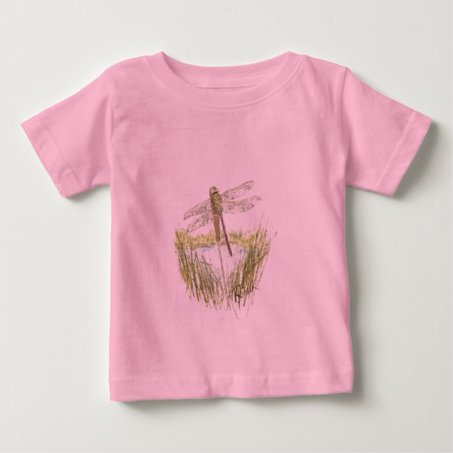 Bebês Dragonfly camisa comprida (Frente)