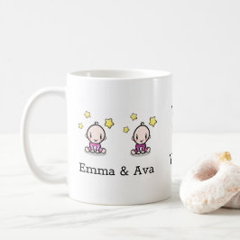 bebês gêmeos: nós amamos a mamãe caneca, caneca de