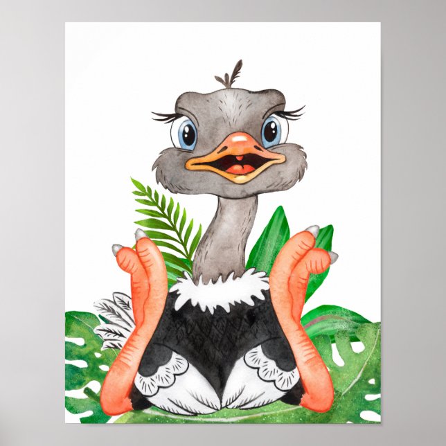 Bebês Impressões de animais para a enfermaria, Saf (Frente)