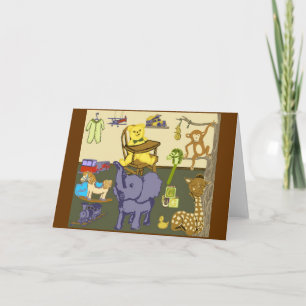 Bebês Meninos Enfermeiros Presos Brinquedos Cartão