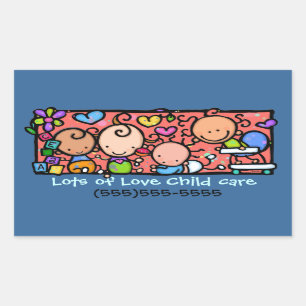 Bebês pequenos são fofos! Adesivo personalizável