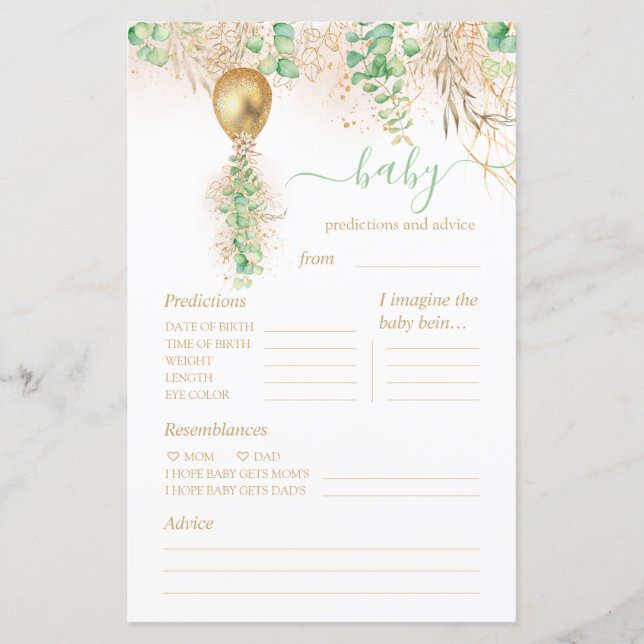 Bebês Predicações e Jogo de Chá de fraldas de Acon (Frente)