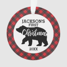 Bebês Primeiro Ornamento Cerâmico de Foto de Natal